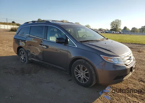 2011 Honda Odyssey Exl из США, поврежденный, VIN 5FNRL5H64BB095395